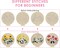 4 Sets Embroidery Kit for Adult, Panda Embroidery Practice Kits for Beginners Include Embroidery Cloth Hoops Threads for Craft Lover Hand Stitch with Embroidery Skill Techniques